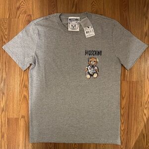 Moschino Couture Men’s Teddy Bear Graphic Print T-Shirt, Size 50 (L)